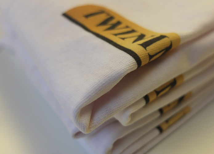 Bulk printed t-shirts with custom print